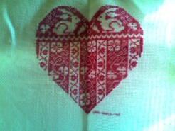 Cross stitch square for Alena R's quilt