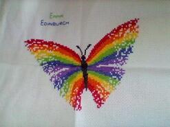 Cross stitch square for any child
