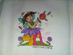 Cross stitch square for Evie-Kate S's quilt