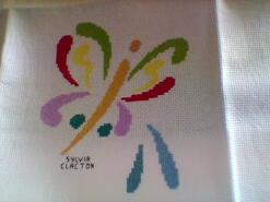 Cross stitch square for any child