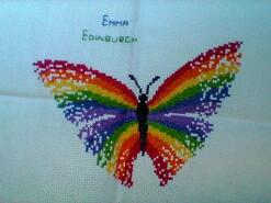 Cross stitch square for any child