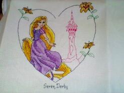 Cross stitch square for Charlotte R's quilt