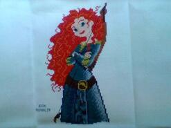 Cross stitch square for Charlotte R's quilt