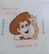 Cross stitch square for Jayden K's quilt