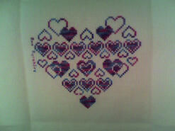 Cross stitch square for Emma L's quilt