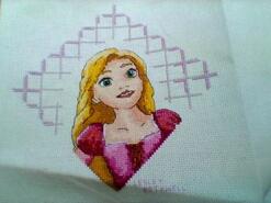 Cross stitch square for Dolly T's quilt