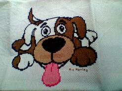 Cross stitch square for any child