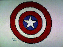 Cross stitch square for Charlie C's quilt