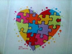 Cross stitch square for any child