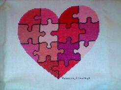 Cross stitch square for any child