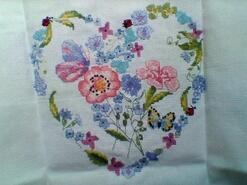 Cross stitch square for any child