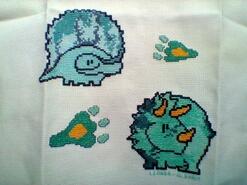 Cross stitch square for any child