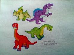 Cross stitch square for any child