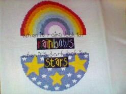 Cross stitch square for any child