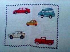 Cross stitch square