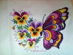 Cross stitch square for any child