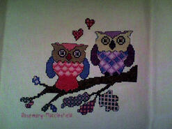 Cross stitch square for Libby C's quilt