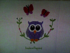 Cross stitch square for Libby C's quilt