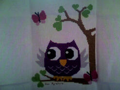 Cross stitch square for Libby C's quilt