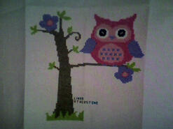Cross stitch square for Libby C's quilt