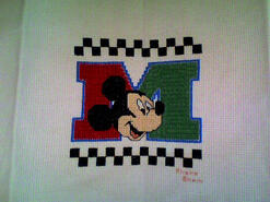 Cross stitch square for Levi B's quilt