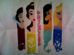 Cross stitch square for Lillie A's quilt