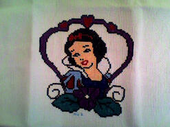 Cross stitch square for Lillie A's quilt