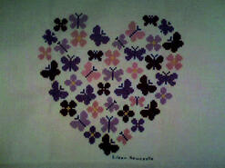 Cross stitch square for Sophie M's quilt