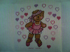 Cross stitch square for Sophie M's quilt