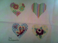 Cross stitch square for Sophie M's quilt