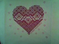 Cross stitch square for Sophie M's quilt