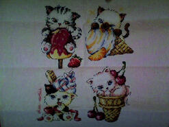 Cross stitch square for Erin A's quilt