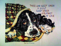 Cross stitch square for Hope H's quilt
