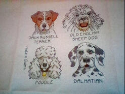 Cross stitch square for Hope H's quilt