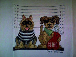 Cross stitch square for Hope H's quilt