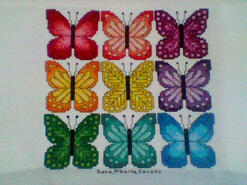 Cross stitch square for Violet G's quilt