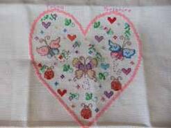 Cross stitch square for Lillie-May H's quilt