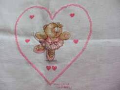 Cross stitch square for Louise G's quilt