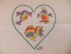 Cross stitch square for Lillie-May H's quilt
