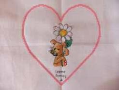 Cross stitch square for Lillie-May H's quilt
