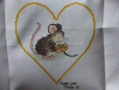 Cross stitch square for Lillie-May H's quilt