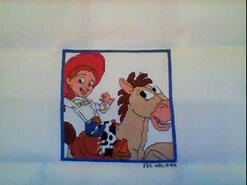 Cross stitch square for Lewis T's quilt