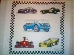 Cross stitch square for Aston B's quilt