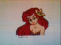 Cross stitch square for Charlotte M's quilt