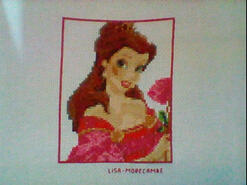 Cross stitch square for Charlotte M's quilt