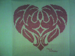 Cross stitch square for Jessica G's quilt