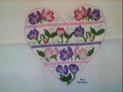 Cross stitch square for Jessica G's quilt