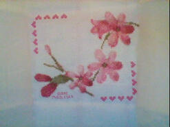 Cross stitch square for Jessica G's quilt