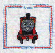 Cross stitch square for Brandon's quilt