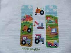 Cross stitch square for Brandon's quilt